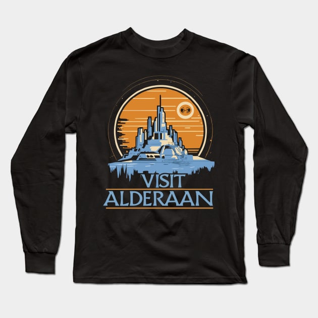 Visit Alderaan Long Sleeve T-Shirt by InspiredByTheMagic